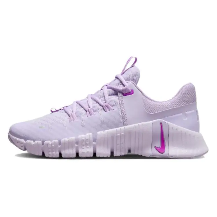Nike Free Metcon 5 Lilac Bloom Barely Grape Durable Non-slip Low Top Women's Sneakers DV3950-502