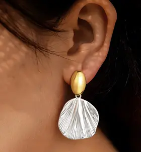 Dearmay Sea Shell Charm Earrings Dangle Earrings Scallop Beach Party Retro Women Gift Ocean Jewelry Greenish Spring