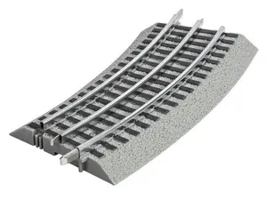 Lionel 612022 FasTrack O36 Half Curved Track, O Scale