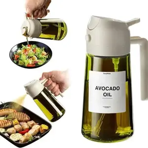 Sprayable Bottle for Portion Control Avocado Oil Dispenser with Easy Pouring Feature for Cooking and Salad Dressings Kitchen Air Fryer