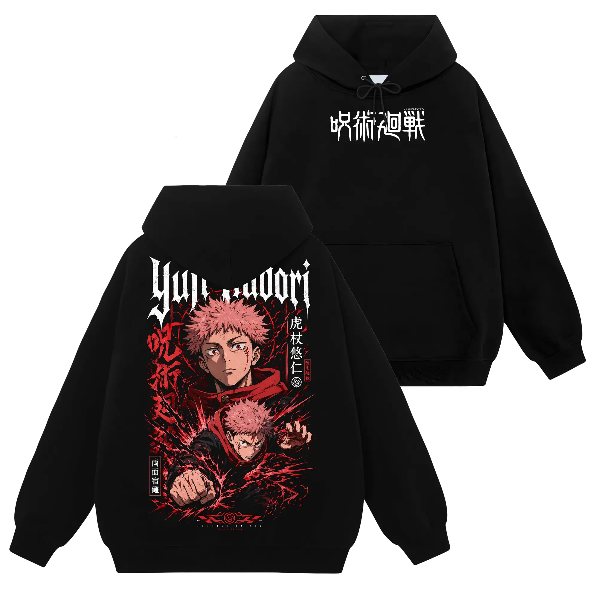 [Uchiha Fashion] Limited Yuji Itadori - Jujutsu Kaisen #30 Hoodie T-Shirt Sweatshirt, Retro Vintage Unisex Graphic 90s Cotton, Gift For Wibu, Anime Manga Y2K Streetwear