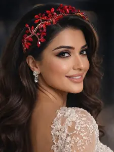 Luxurious Rhinestone Hairband for Daily Wear, Casual Party Accessory, Fashionable Wedding Bridal Headpiece, Jasmine Princess Crown, Perfect for Festive Celebrations