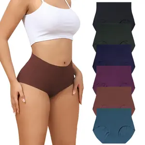 LEVAO 6 Pack Seamless High Waisted Underwear for Women – No Show, Full Coverage, Soft Stretch Invisible Panties S-XXL