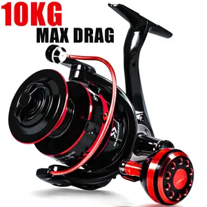 Sougayilang 2000-7000 Series Spinning Reel, 5:1 Gear Ratio, 8KG/18LB Max Drag, Durable Metal Fishing Reel for Freshwater and Saltwater Tackle