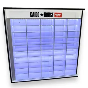 Kaido House Display for 50 Units Scale 1.64 with LED Lighting No Front Door Ideal for Detailed Displays Enhances Visual Appeal
