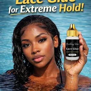 Frice Beauty Strong Hold Lace Glue – Waterproof Invisible Wig Adhesive for Lace Front Wigs, 38ml (1.3oz)
