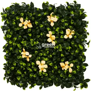 Gardenia Flower - Artificial Hedge Panel for Green Walls - 40"x40" (10.76 sqft)