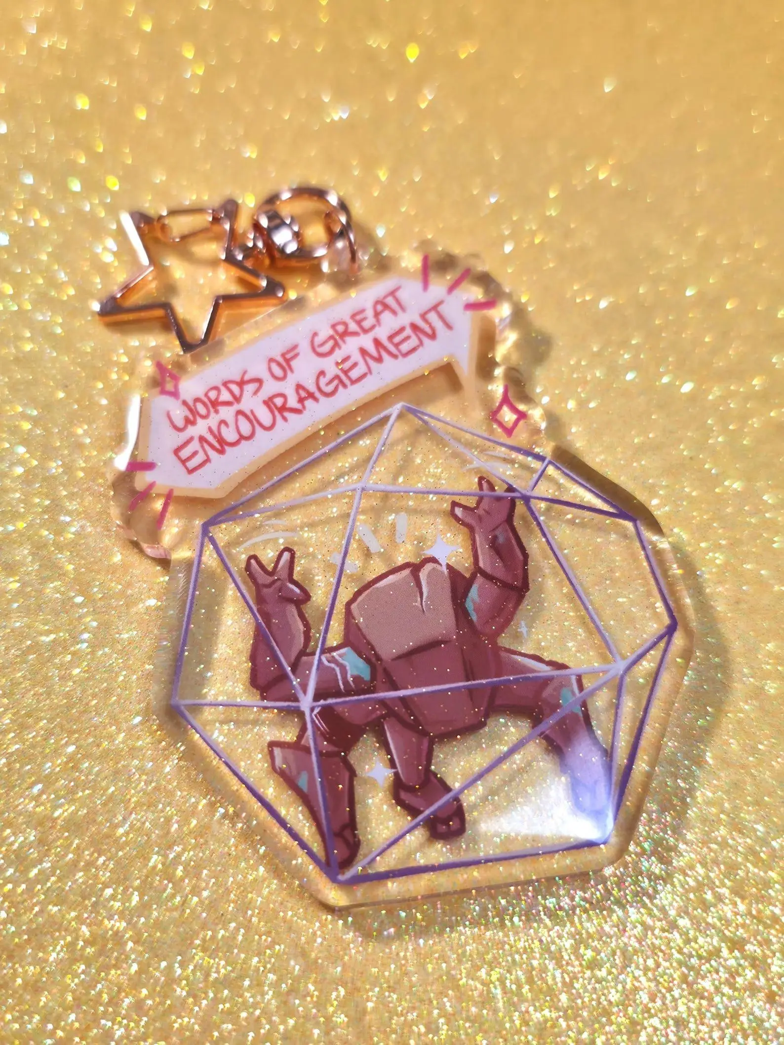Hail Mary Rocky Acrylic Keychain ,  Perfect Gift for Fans & Collectors