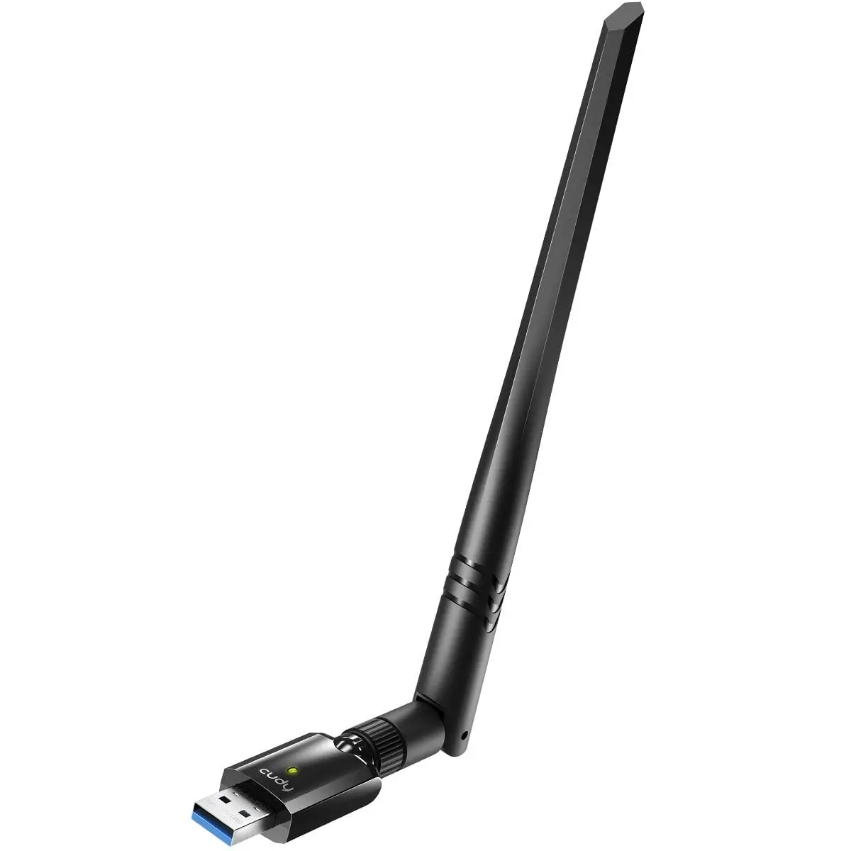 Cudy WU1400 5Ghz - 2.4Ghz 1300Mbps USB 3.0 Dual Band Wi-Fi Adapter, 5dBi High Gain Antenna - Black