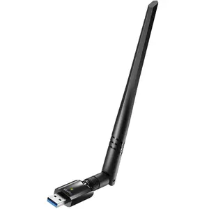 Cudy WU1400 5Ghz - 2.4Ghz 1300Mbps USB 3.0 Dual Band Wi-Fi Adapter, 5dBi High Gain Antenna - Black