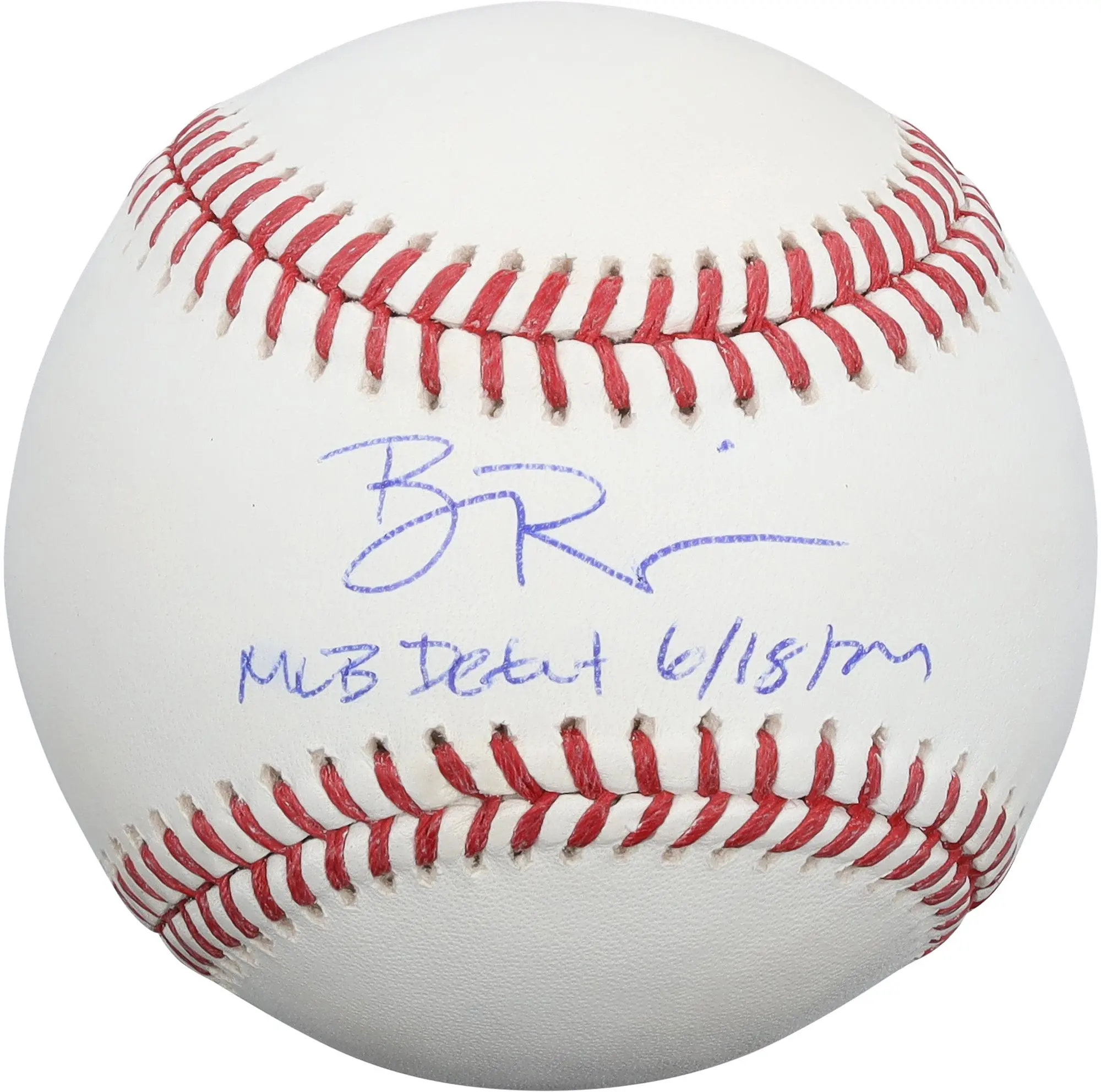 Ben Rice New York Yankees Autographed Baseball with "MLB Debut 6-18-24" Inscription - Fanatics Authentic Certified