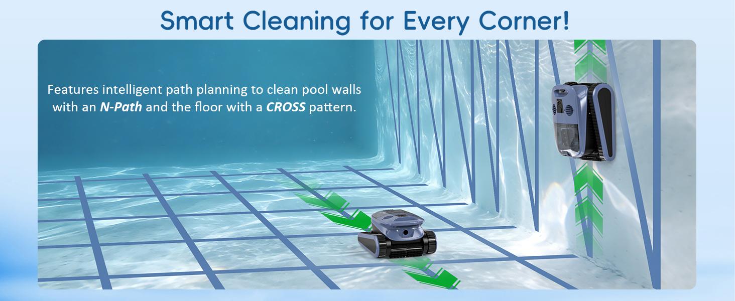 (2026 New) Robotic Pool Cleaner – SAT40