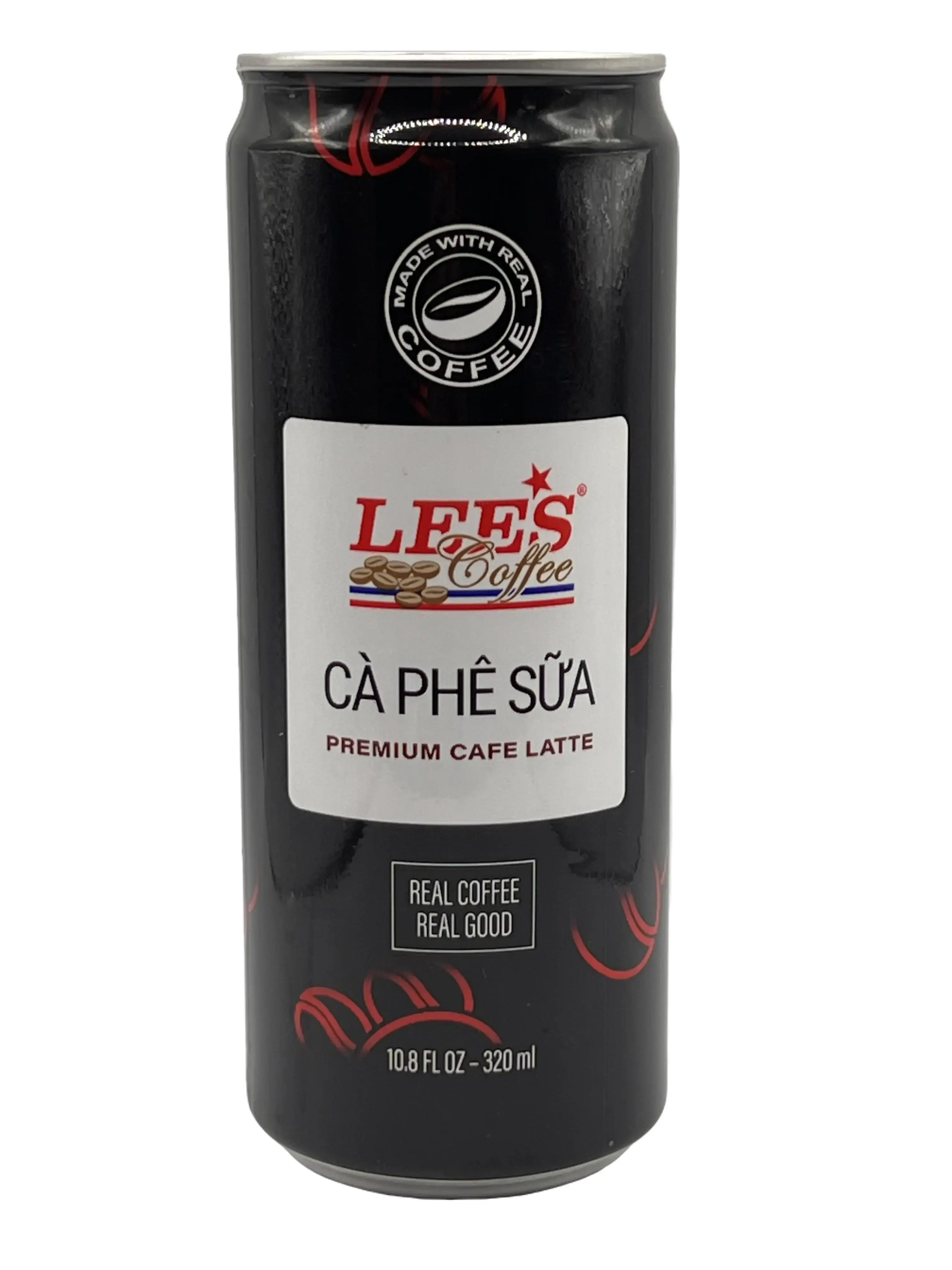 Lee's Coffee Premium Vietnamese Coffee Latte Beverage, 6-Pack x 11.2 oz, Canned Drink Lattes, Medium Roast, Rich Flavors & Creamy Texture (Ca Phe Sua Da Style)