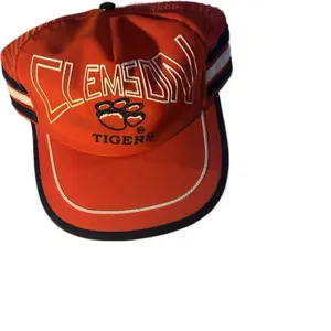 ‘80s Three Stripe Clemson Trucker SnapBack OSFA