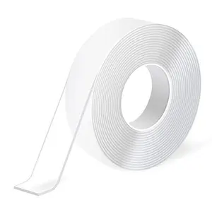Double-Sided Mounting Tape Multipurpose Removable Adhesive Foam Tape Transparent for Home Office Car Wall Hanging & Carpet Installation