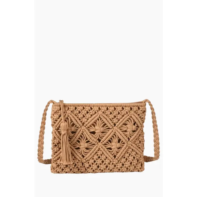 Macrame Crossbody Bag