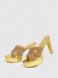 Sexy Gold Heels