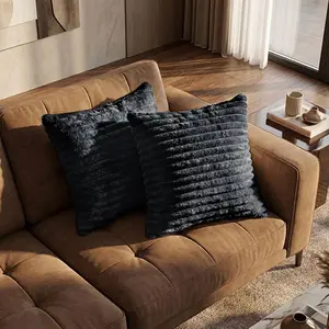 【Father's Day】Soft Plush Throw Pillow Covers - Washable Decorative Couch Pillows for Living Room Bedroom Sofa