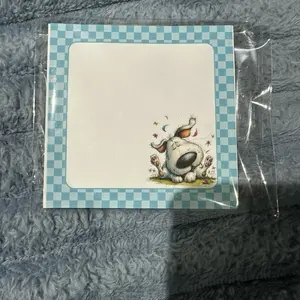 2 Blue puppy notepads