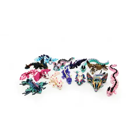 Baby Dragons – 3D Printed Articulated Fantasy Dragon Figures | Collectible Dragon Toys