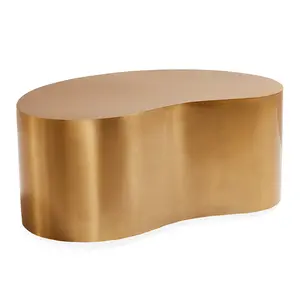 Jonathan Adler Brass Kidney Coffee Table