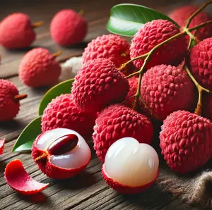 Lychee Tree, Sweetheart Lychee Grafted Tree 3-4 Feet Tall In 3 Gal, Lychee Fruit Tropical Live Tree For Planting