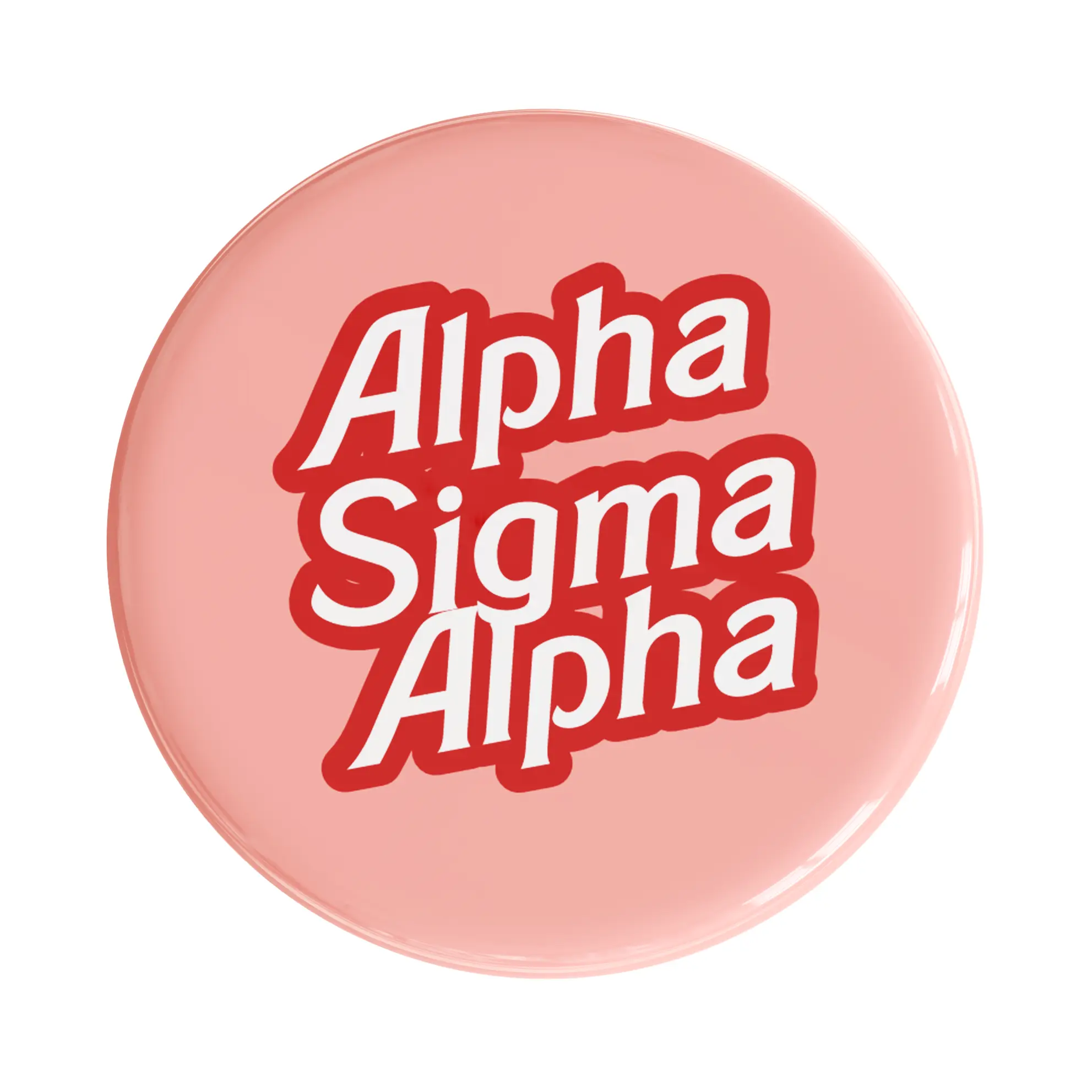 Alpha Sigma Alpha Dreamhouse Sorority Button