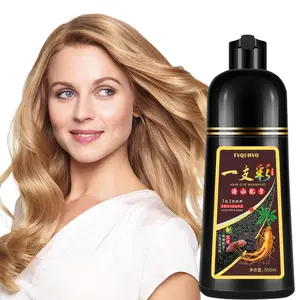 3-in-1 Golden Brown Hair Dye Shampoo for Men & Women – Achieve Natural Brown Hair with 100% Gray Coverage in Just 10-15 Minutes – 16.9 Fl Oz