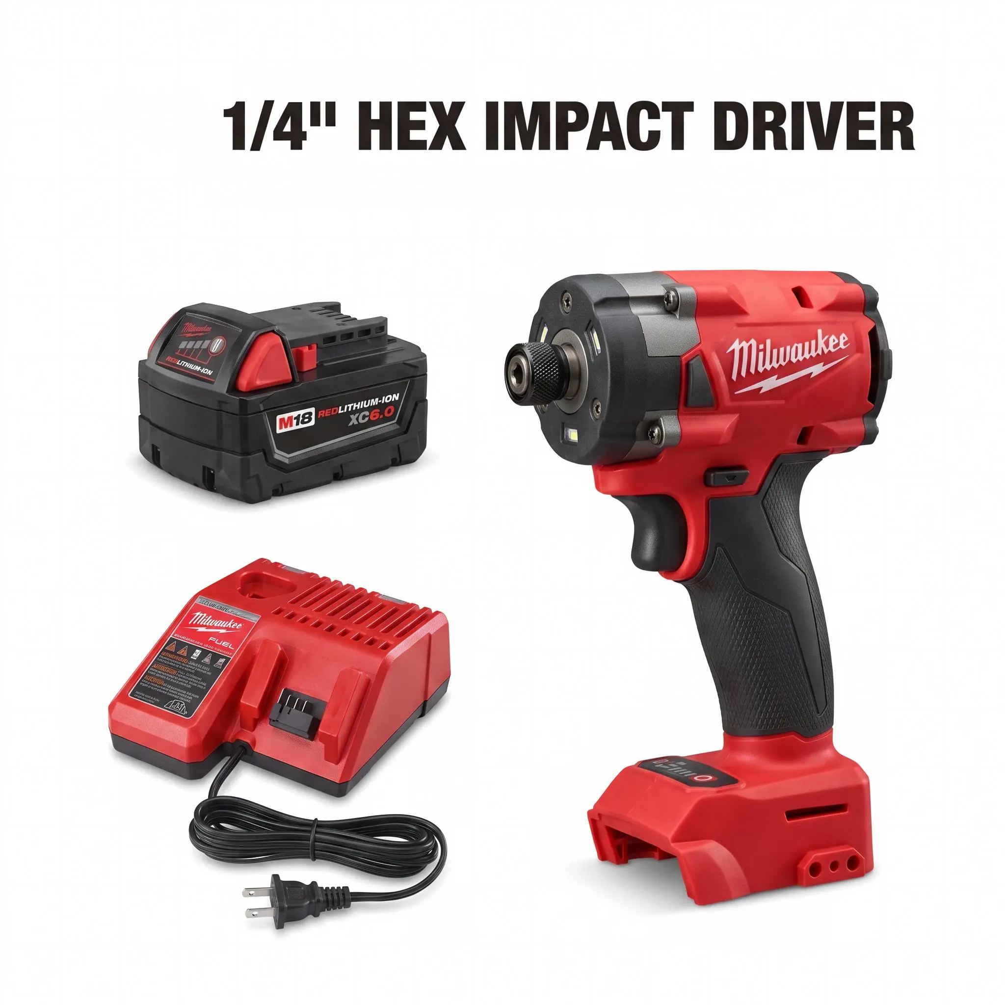 Milwaukee M18 FID3 impact driver, 1/4 inch hex collet, 4400 bpm impact, fastening jobs automotive repair