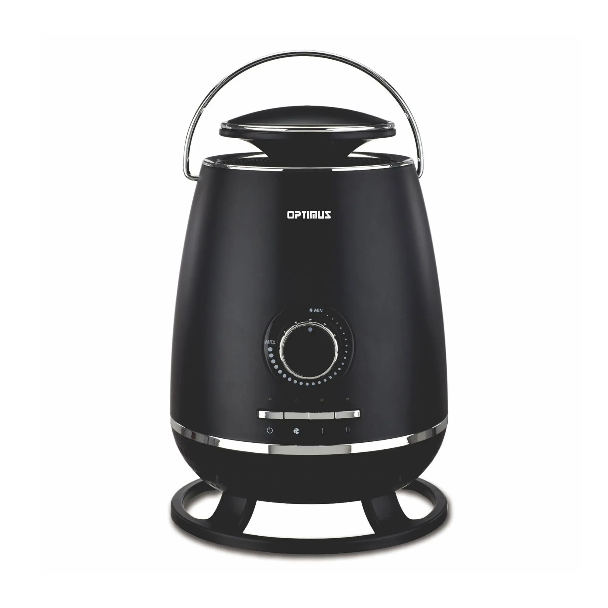 Optimus Portable 360 Surround Ceramic Heater wi th Thermostat