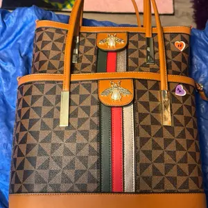 Luxury 3-Piece Monogram Shoulder Bag #07