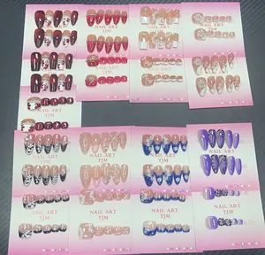 Lili(10580)gc.30$8set nails with toenails match ，With randomness, different styles and combinations  (If you need a specific type, you can make a note or come live choose )