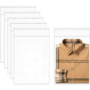 12x18 '' Self Sealing Cellophane Bags 100 count Clear Plastic Cello Bag Large Resealable Poly Bags 2mil for  Storage Clothing T-Shirt Pants Brochure Prints Magazines