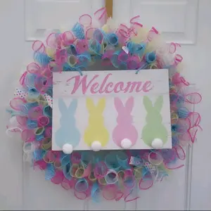 easter bunny wreath