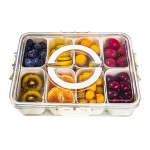 Can put cupboard, snack cupboard, separate service storage with handle, 8 compartment snack box candy, nuts, cookies, fruit, snacks, party favors, wedding