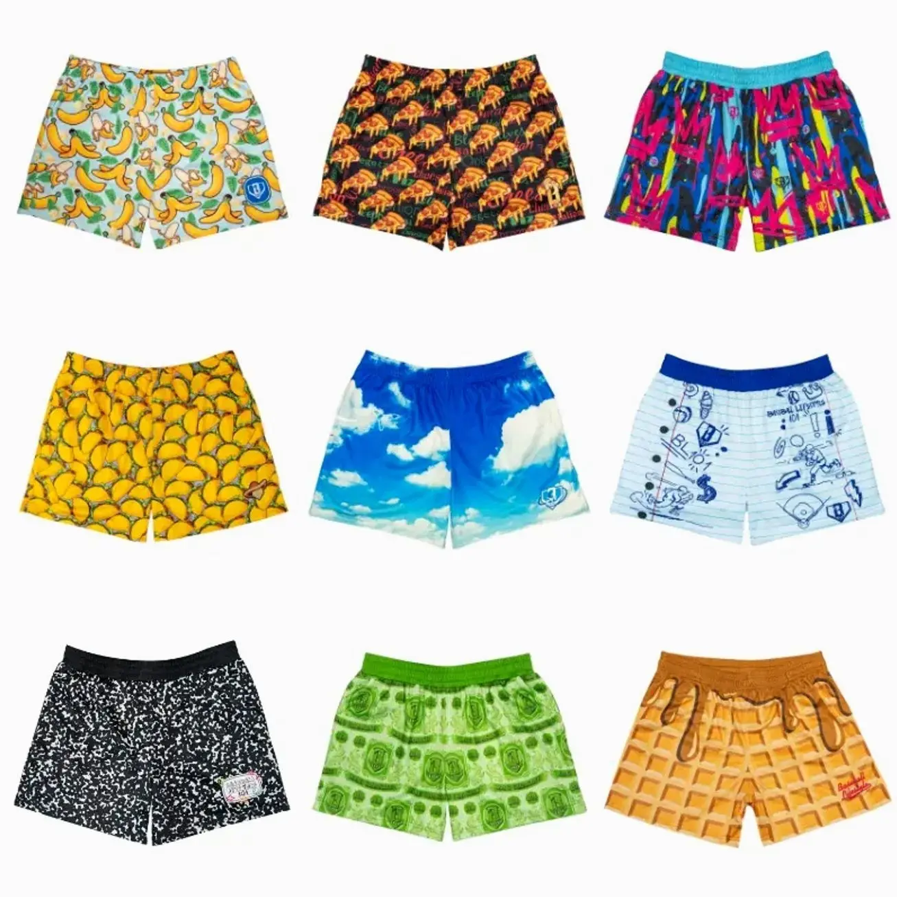 Baseball 101 Shorts – Baseball Essentials Mesh Shorts for Kids, Junior & Adult, Lightweight Breathable Summer Sportswear