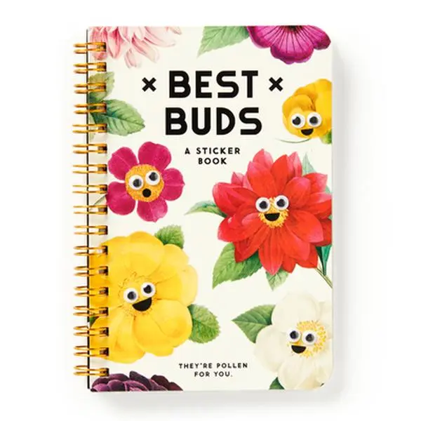 Best Buds Googly Sticker Book -- Brass Brass Monkey, Stickersinted Item