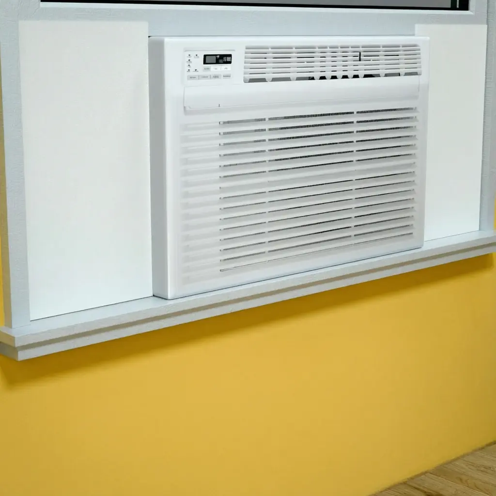 2Pcs EVA Window Air Conditioner Insulation Panels 17"×10", Year Round Heat Block & Draft Stopper, Easy Install AC Side Seal Panels