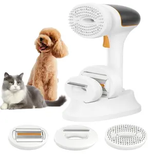 3-in-1   Vacuum,   Vacuum  deshedding Vacuum Brush  Tool for Dogs & Cats, Shedding ,  Cleaning
