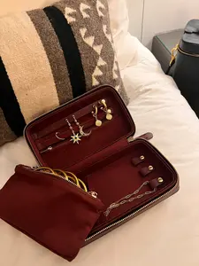 Luxe Vegan Leather Jewelry Case