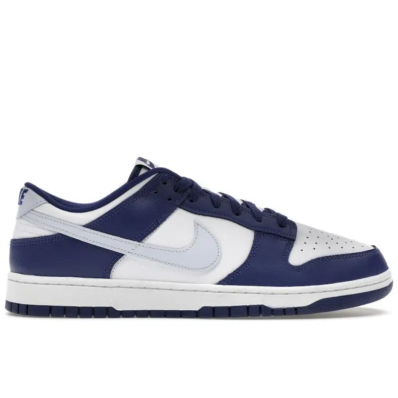 Nike Men's Dunk Low Deep Royal Football Grey, from StockX