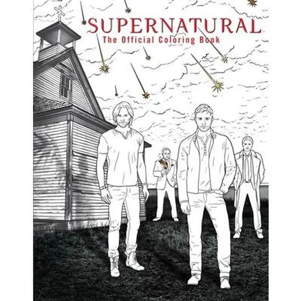 Supernatural Official Coloring Book - Insight Ed., Paperback with Dean, Castiel Illustrations (Performing Arts Literature & Art Book)