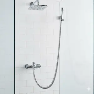 Durable Thick Silicone Shower Hose with Stainless Steel Inner Tube, Anti-Corrosion & Kink-Free Design, Flexible, Leak-Proof, Fits Most Faucets, Enhances Bathing Experience, Long-Lasting Flexible Shower Pipe, Shower Head Hose
