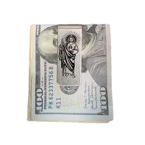San Judas Stainless Steel Money Clip