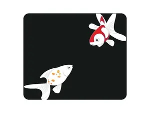 OTM Essentials OTM Iconic Prints Black Mouse Pad Goldfish 731969583005