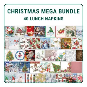 Mega Christmas Napkin Bundle - Lunch