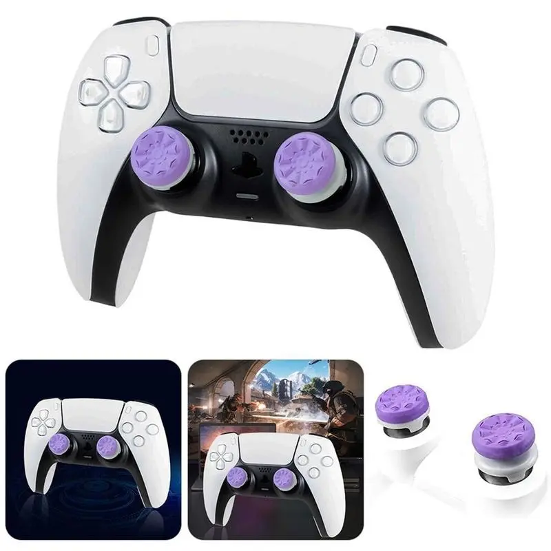 Controller Precision Rings Kit, Silicone Aim Assist Rings Reduce Stick Drift Improve Shooting Precision for PS5 PS4 Xbox Gaming Joysticks