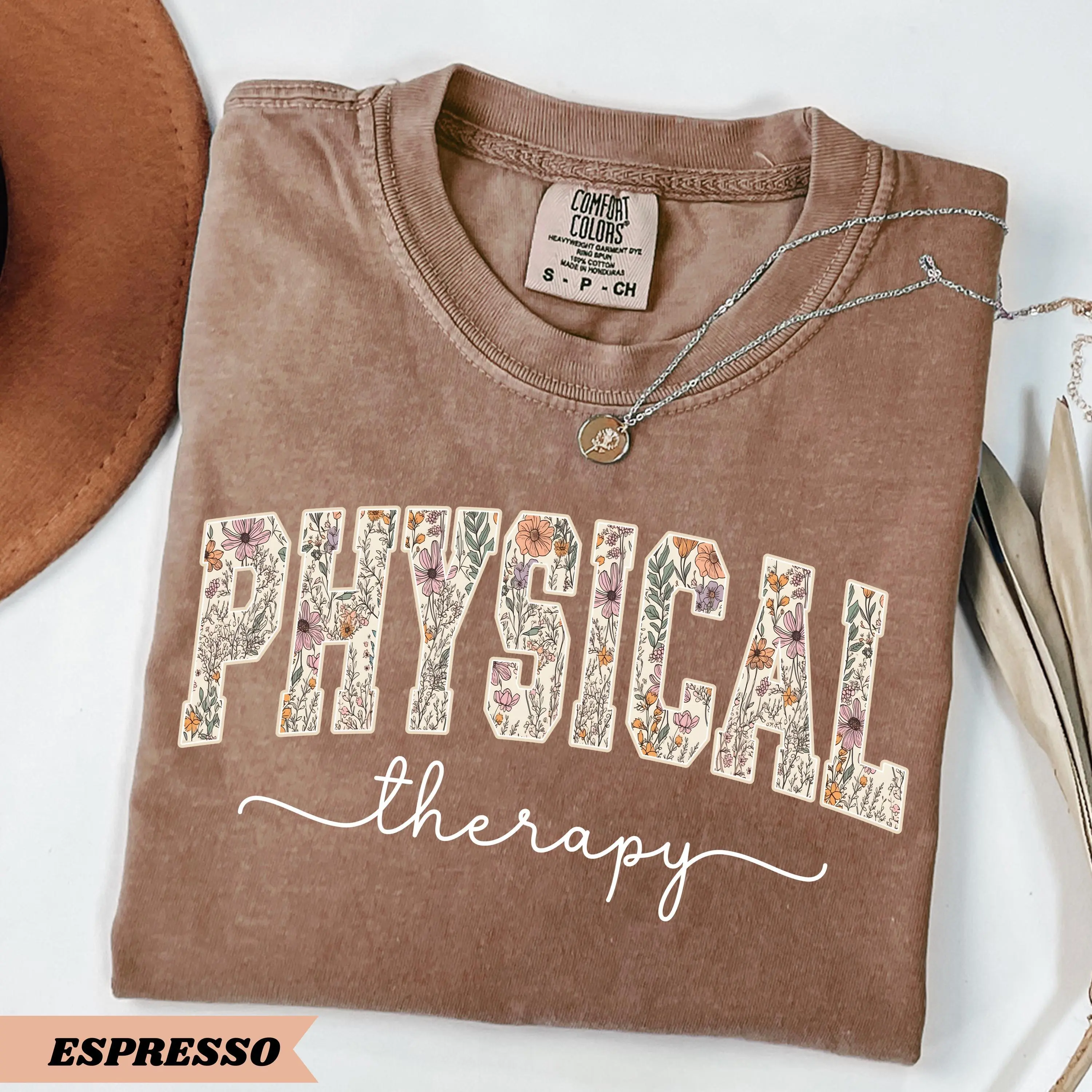 Physical Therapy Shirt, Floral PT Gift Tee, Pediatric Physical Therapist Shirt, PTA Shirt, Physical Therapist Assistant