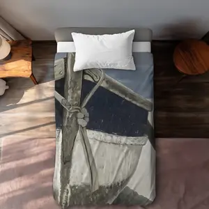 Begin Home Decor C1DCTXLWPSYVZ2 Twin Extra Long Bateau Coastal Beige Duvet Cover - Elegant Home Decor