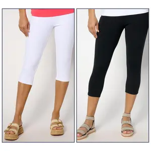 Women with Control Petite Set of 2 Capri and Pedal Pusher